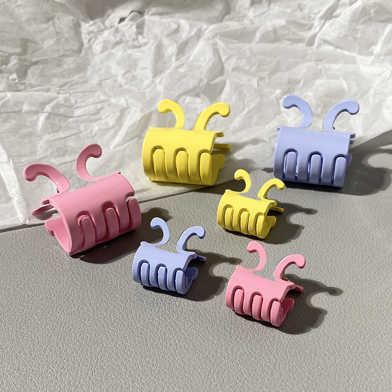 Fashion French Metal Hair Clamps Macarone Color Hair Clip Cute Girl Small Hairclamp Designer Gifts HairJewelry Halloween Gift Hair accessories-image-904177889