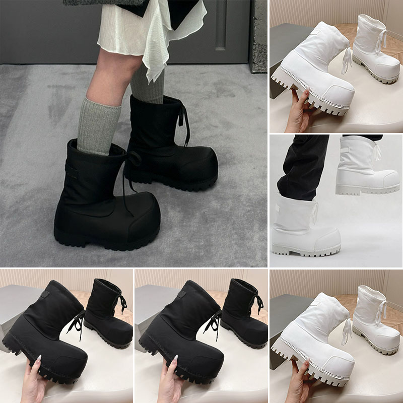 Classics Alaska Low Boot Black Snow Boots Womens Warm Ski Nylon Round Toe Boot Men Winter Fashion Non Slip Boots New Season Minimalism Boys Girls Bo