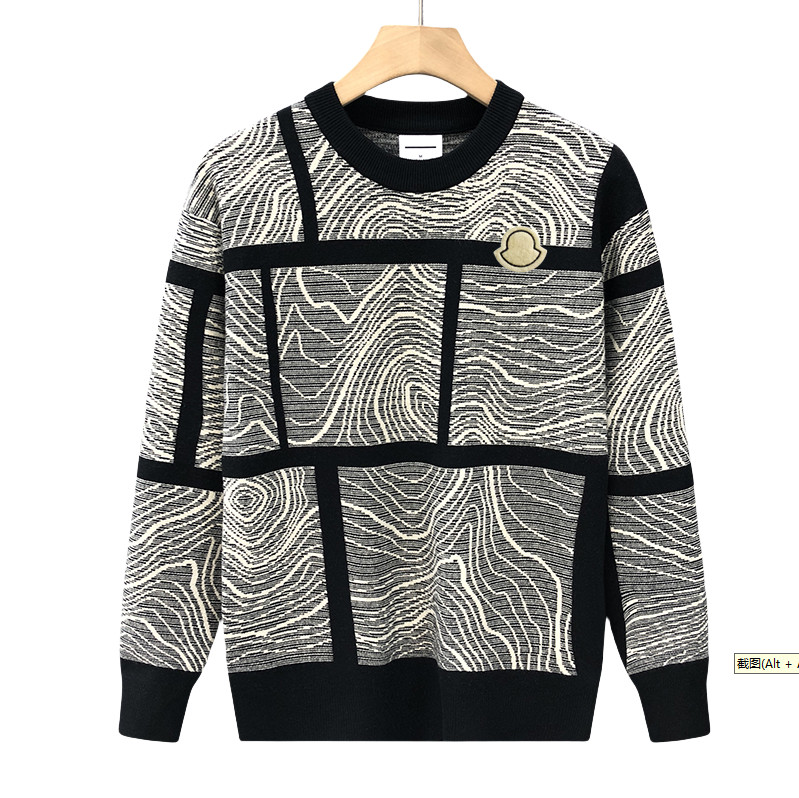 esigner new cashmere knitted men's and women's brand high quality classic embroidery War Horse LOGO round neck outdoor leisure sports fash