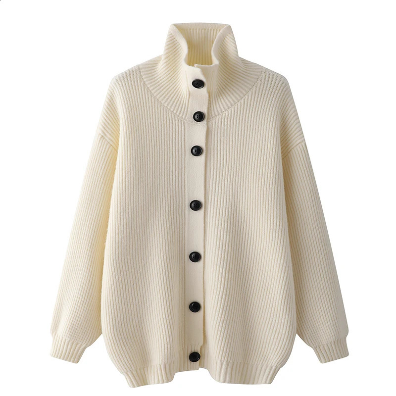 Una Reta cardigan mens autumn and winter sweater streetwear Harajuku knitted top hip-hop single chest cardigan 240930