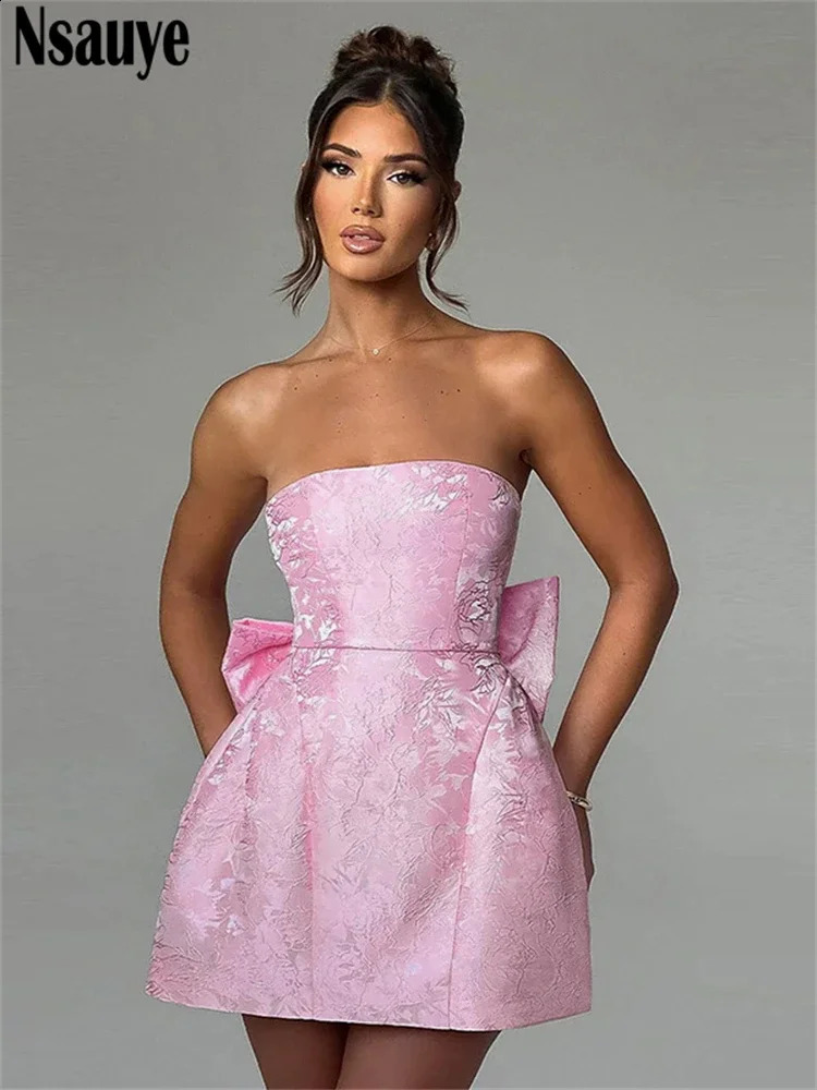 Nsauye sexy womens épaule mini sac de fête de fête de fête de soirée robe de club d'été blanche