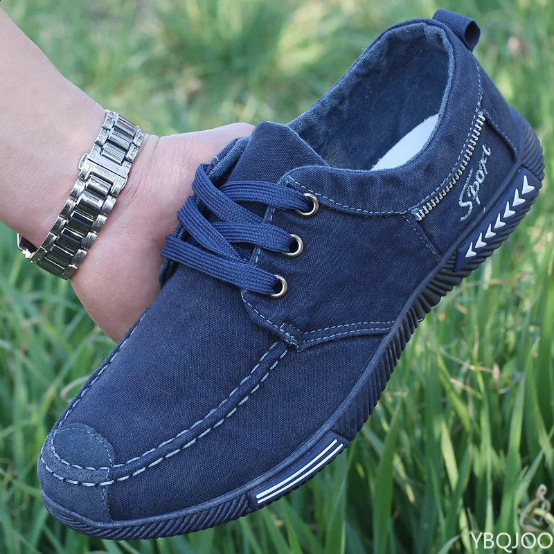 Mens casual shoes platform canvas shoes breathable sports shoes Spring and Autumn classic lace mens casual shoes Plus size 45 240930