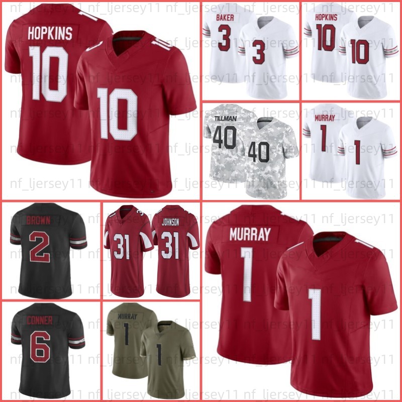 18 Marvin Harrison Jr. Darius Robinson 9 Joshua Dobbs Kyler Murray Football Jersey Budda Baker JJ Watt James Conner Rondale Michael Paris Johnson-image-929932730