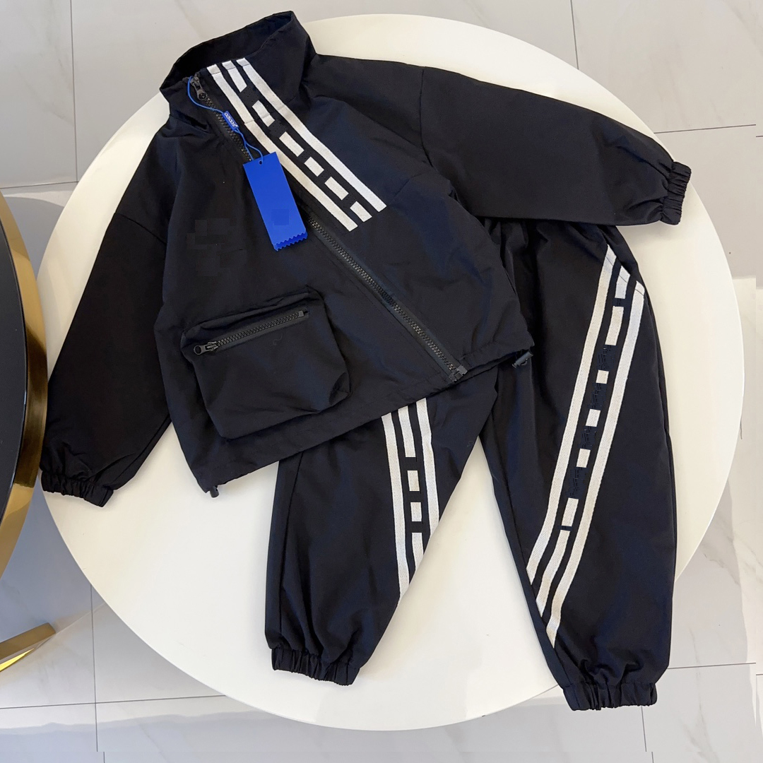 Boy enfants vêtements de luxe ensembles de veste à manches longues pour enfants