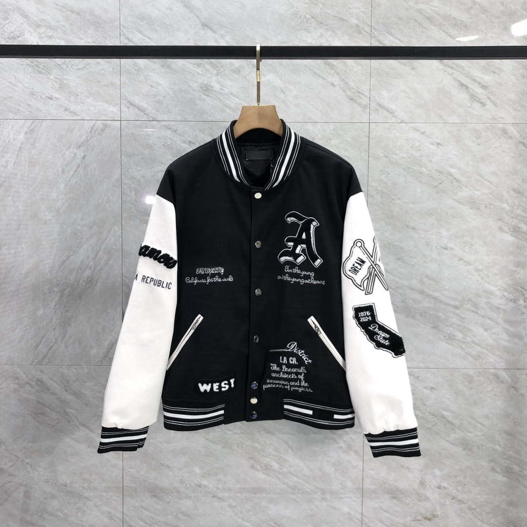 Mens Designer jacket Men Casual jacket winter Jacket embroidery Baseball uniform sports Coats Mens Outerwear Coats