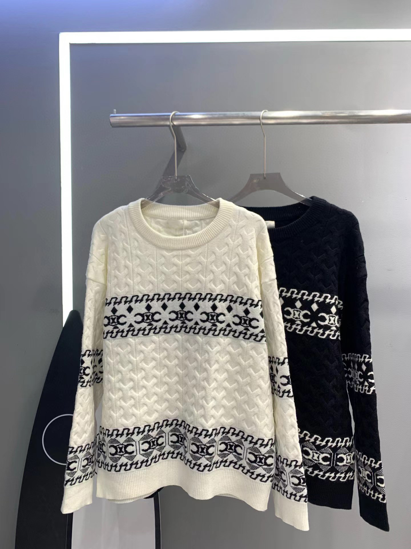 Mens sweater designer sweater Man Long Sleeve Fashion Hoodie Clothing Sweaters knit sweater Embroidery Knitwear Winter Clothes size S-XL