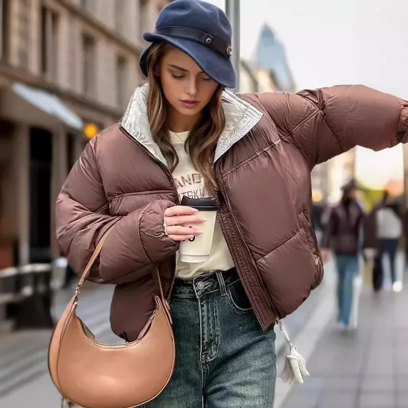 Vêtements d'hiver pour femmes Fashion coréenne à capuche en coton épais veste d'hiver Veste chaude femme top 240930