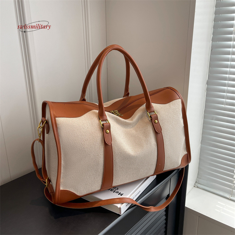 Sac à main pour femmes, bagages en toile, sports et fitness à distance de courte distance Bag de voyage de couleur contraste # 37 Swissmilitary