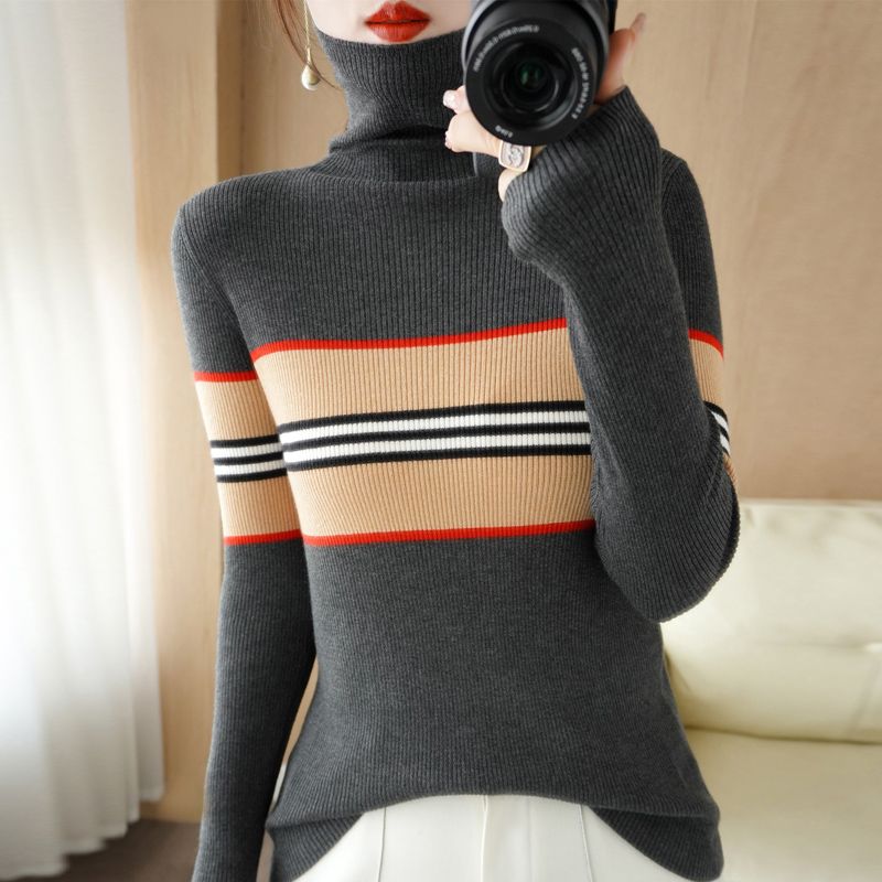 Chandail de créateur pour femmes sweat à capuche en tricot pour femmes collier d'hiver multiples multiples en tricot pour femmes pull de mode fém