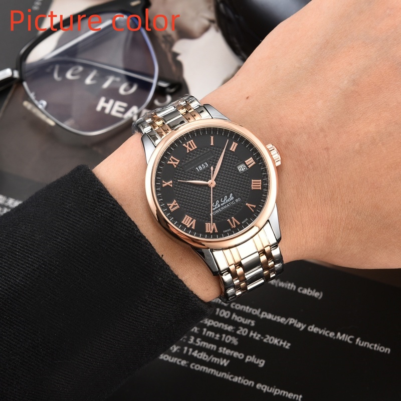 Tiss Wrist Watches for 2026 Mens Watches Three needles Automatic mechanical Watch High quality 1853 Top Luxury Brand Steel Strap Fashion designer Po