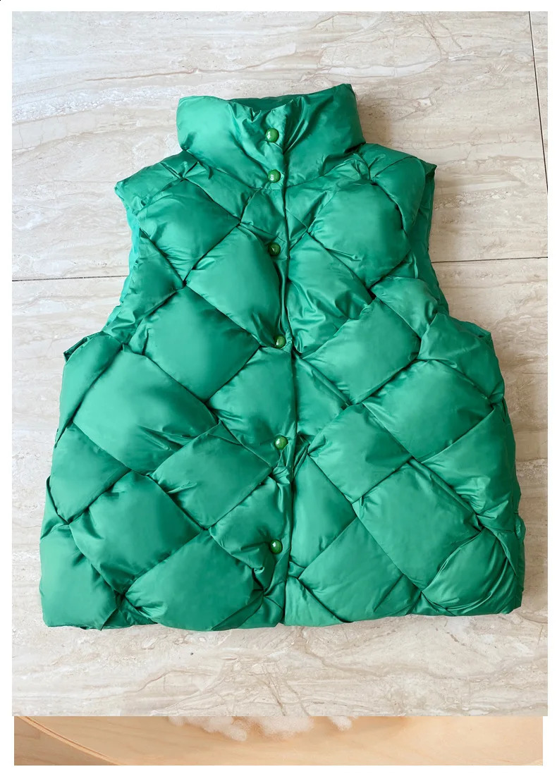 Womens lightweight zipper paddle vest stand collar half sleeve sleeveless single chest vest spring coat 240929