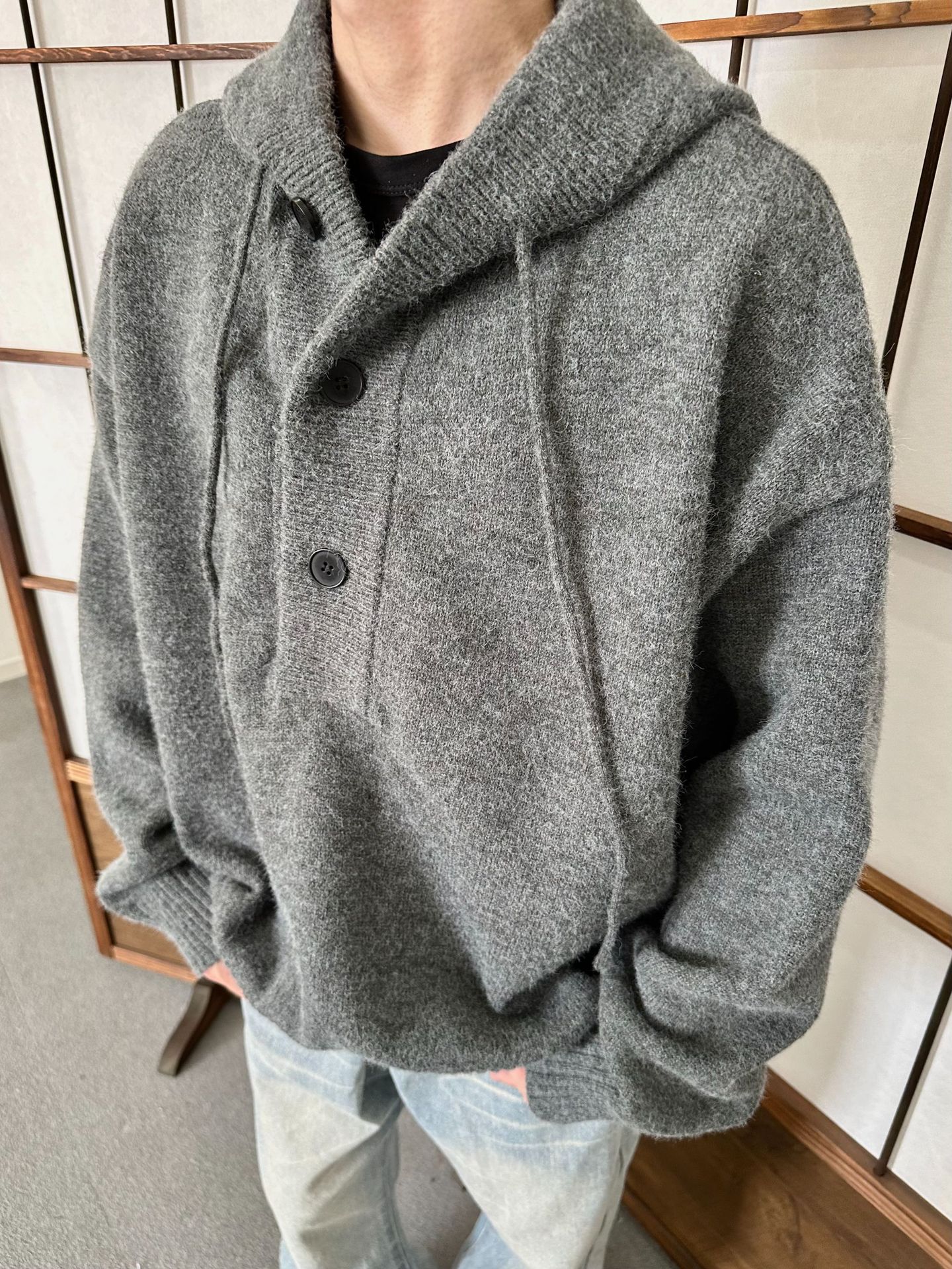 Men's Sweaters Hooded American Loose Knitted Pullover Autumn Winter Style Long Sleeved Sweater Casual Sports Hoodie Menswear