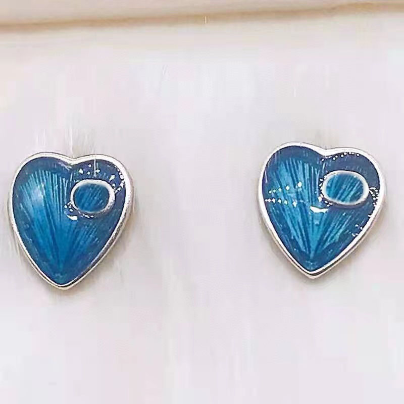 Boucles d'oreilles en émail en émail en émail de haute qualité Fashion Boucles d'oreilles de créateurs exquis pour les fêtes de mariage pour femm