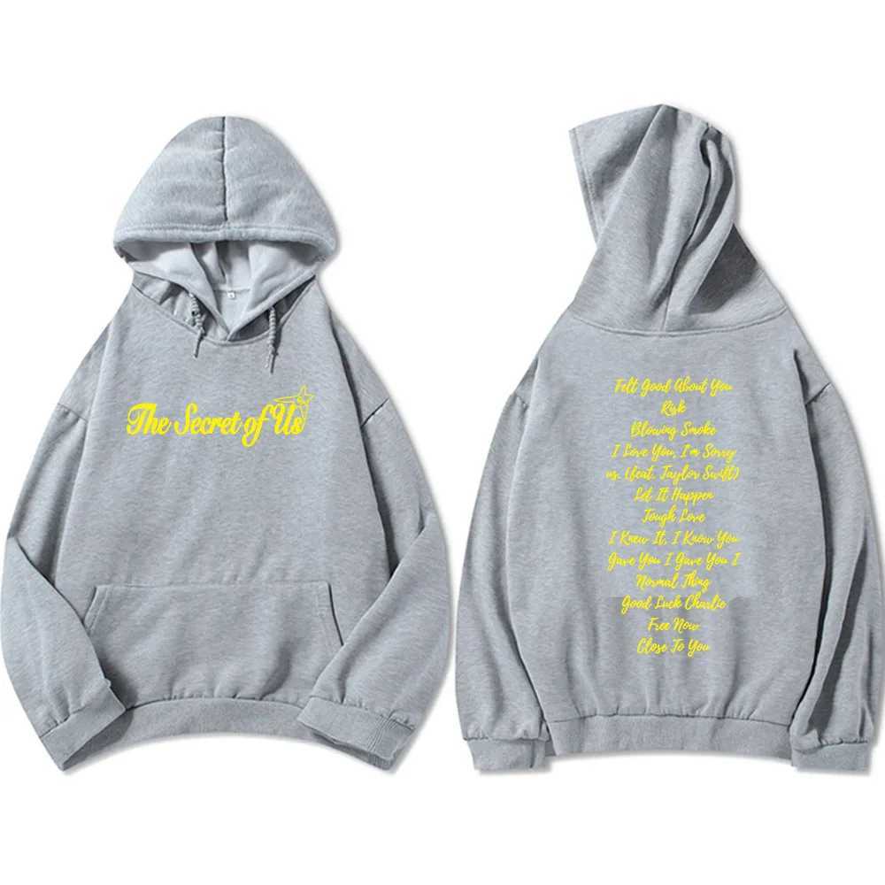 Sweats à capuche pour hommes Sweatshirts The Secret of Us Album Sweats à capuche Chanteur Gracie Abrams Sweat Sudaderas Con Capucha Pulls à capuc