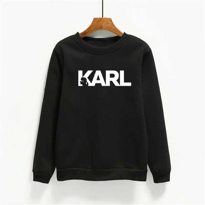 Sweats à capuche pour hommes Sweatshirts Marque de mode Karls Sweat à capuche pour femme printemps automne long Slve O-cou Pull en coton haut Sud