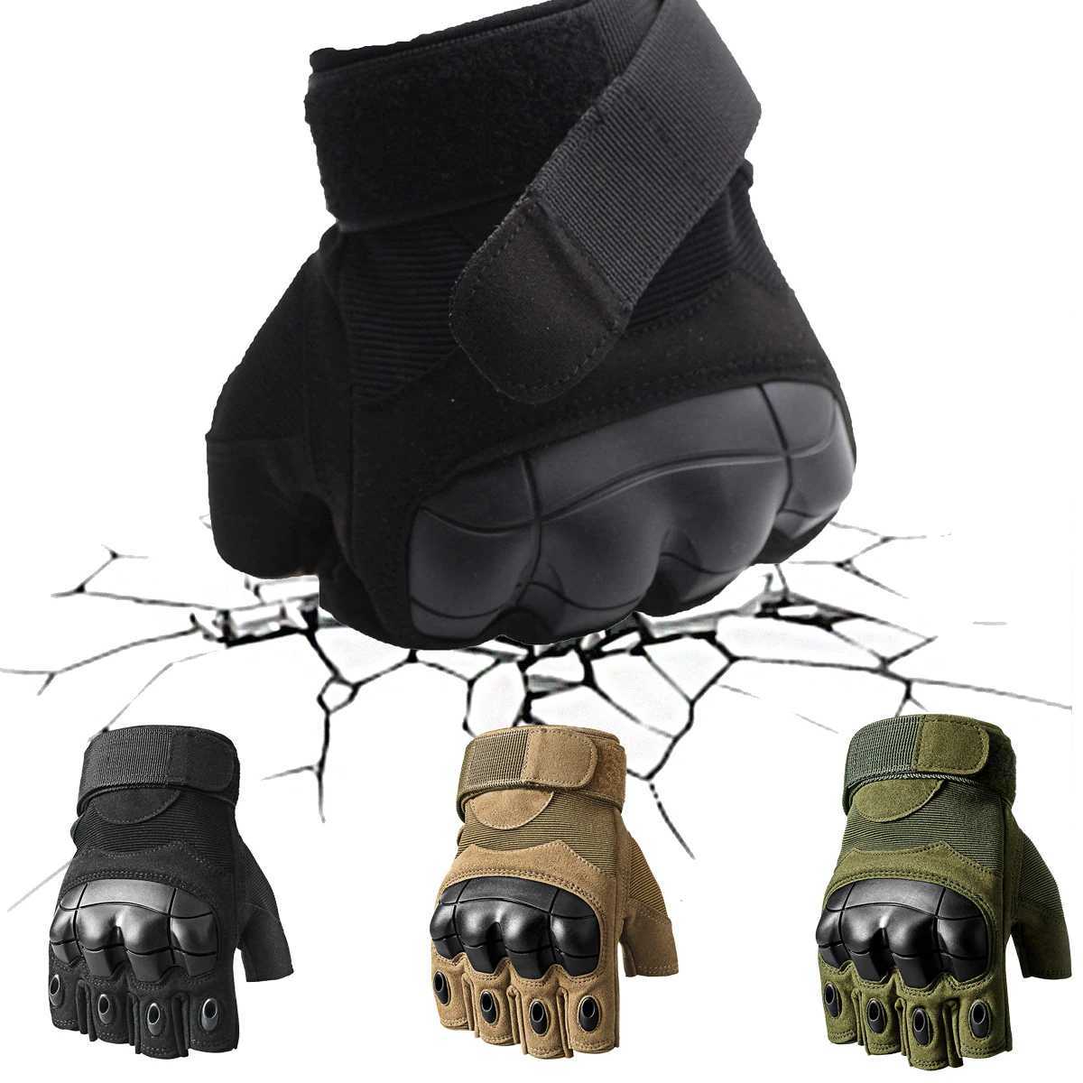 Tactical outdoor half finger gloves for Airsoft shooting horseback riding paintball hunting games tactical fingerless gloves CL241007