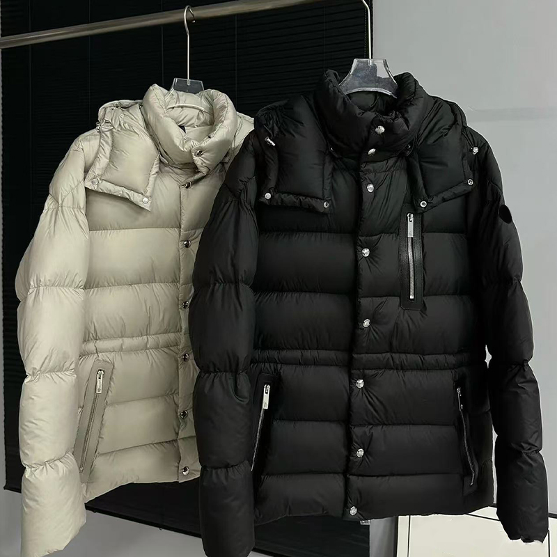 Designer Mens Down Jackets Parkas Coat Thick Hooded Winter Letter Puffer Womens Pocket Warm and Cozy Hooded Parkas for Men Women