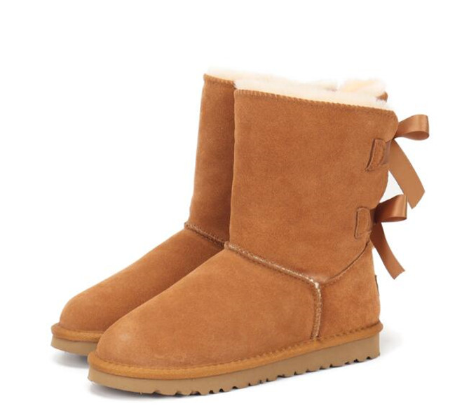 Livraison gratuite bottes femme créateur hiver bottines neige chaudes pantoufles plateforme fille chaussures classique fourrure marron noir sable
