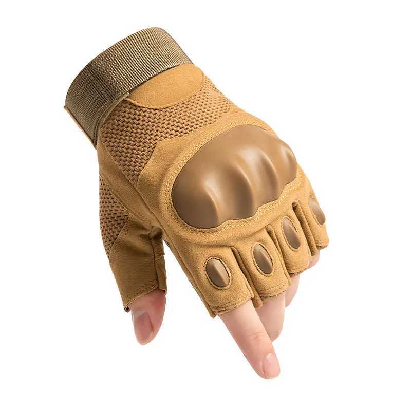 Outdoor tactical sports gloves wear-resistant and non slip half finger gloves used for mountaineering combat hunting and horseback riding CL24100
