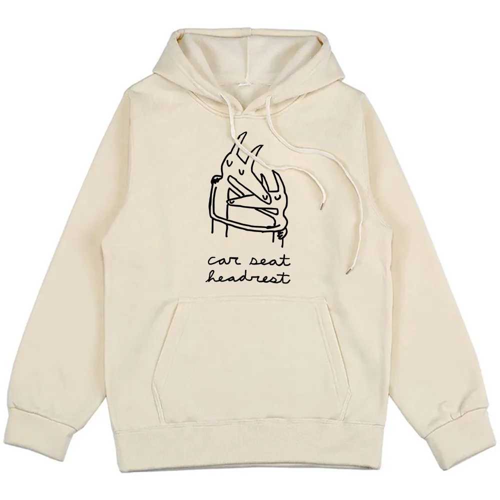 Sweats à capuche pour hommes, siège de voiture, appui-tête, groupe de Rock, vêtements unisexes, Hip Hop, hommes/femmes, pulls longs, hiver, Flce,