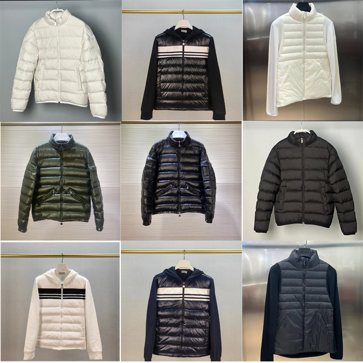 designer mens down jackets embroidered badge womens hooded outerwear parkas winter warm puffer jacket men&#039;s clothing coats-image-778297469