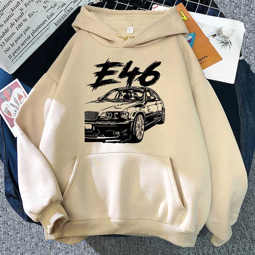 2024 Hot E46 Automotive Graphic Printed Hoodie Mens Four Seasons Hoodie Plus Size T-shirt Harajuku Unisex Prem Sportswear L26924