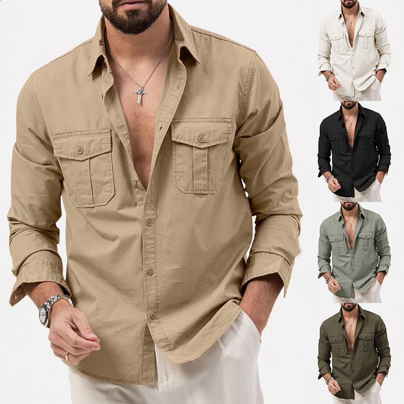 INCERUN décontracté hommes mi-longueur daim lâche dessus de chemise automne hiver Vintage revers col boutonné Blouse S-5XL 240827