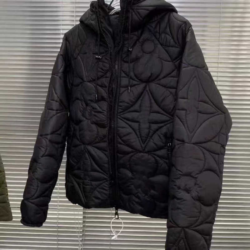 Men's Down & Parkas Designer Winter reversible puffer jacket men women down luxury designer jackets parka zipper cardigan coats casual coat