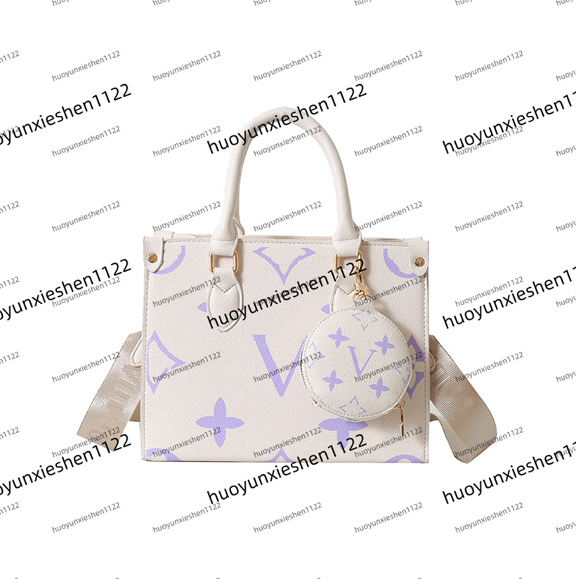 3A luxurys designers bags womens handbags purse flower totes bag ladies Casual tote PVC leather shoulder bag female big wallet handbag-image-940422190