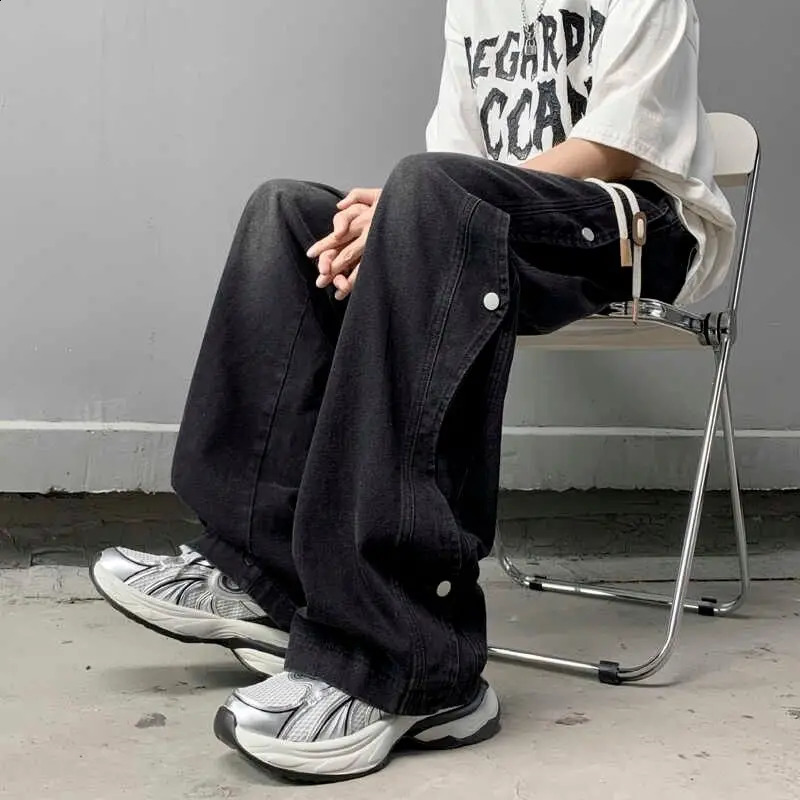 Personalized straight leg jeans for men and women on the streets of the United States suitable for spring and autumn loose hip-hop casual pants y