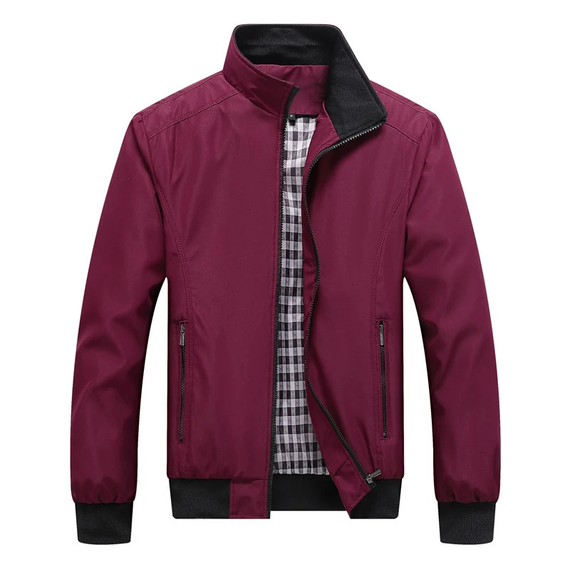 Spring and Autumn Leisure Solid Fashion Ultra Thin Bomber Jacket Mens Coat Arrival Baseball Jacket Mens Jacket L-5XL 6XL Top 241009