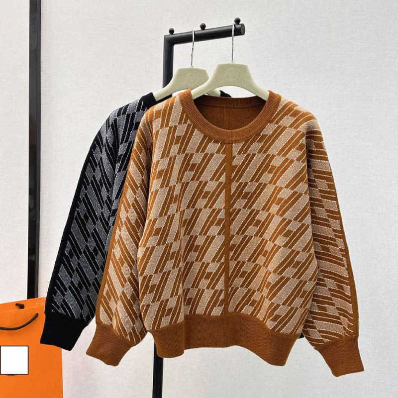 Women's Sweaters designer brand 24 Early Autumn End Clothing Classic Edition Luxury H-letter Double Weaving Craft Sweater HVCU