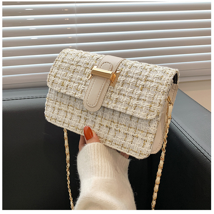 trend new model new wrap designer high end chain women s fashion classic trend leisure square fashion shoulder crossbody bag fashion wool small bag