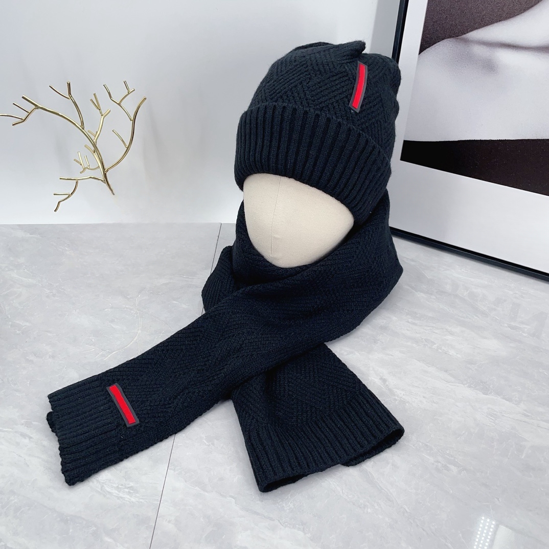 Knit Scarf Set For Men Women Winter Wool Fashion Designer Cashmere Shawl Ring Luxury Plaid Check Cotton Scarf square headscarf Double sided color ca