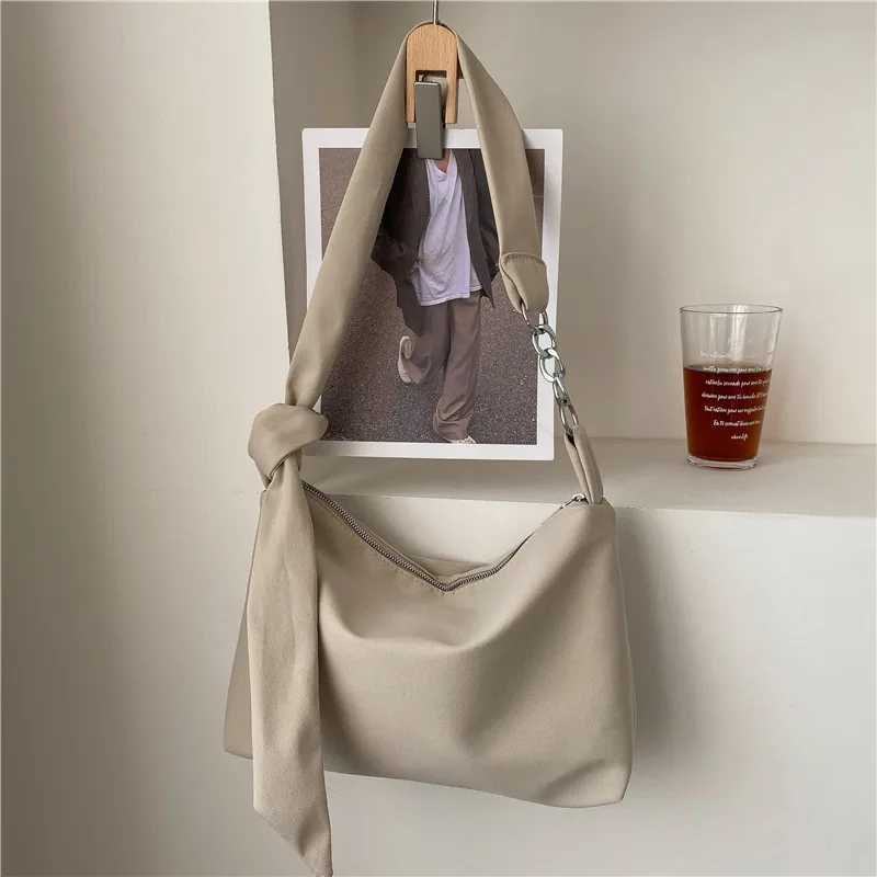Japanese Leisure Lazy Style Messenger New Internet Celebrity Fashion Simple College Shoulder Bag Z241009