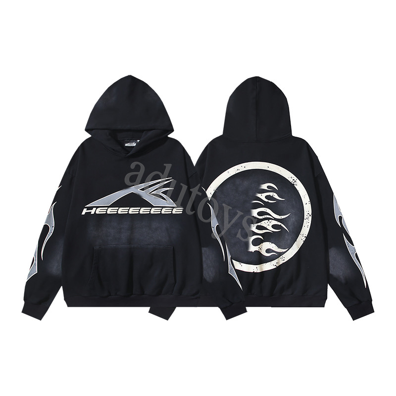 clothes tops man hoodie hoodies sweater jacket sweatshirt goth hell men mens sweatshirt set cotton street letter hip hop rock womens sweater long sl