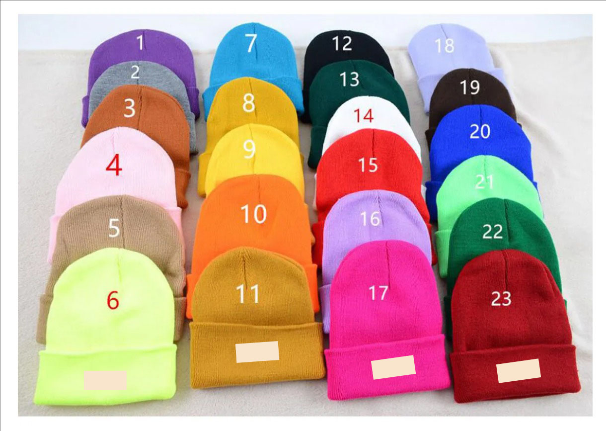 10pcs Spring WINTER MAN Fall Christmas Double knit hat with hem WOMAN Fashion Beanies Skullies Chapeu Caps Cotton Gorros boy Wool warm Student co-image-923631651
