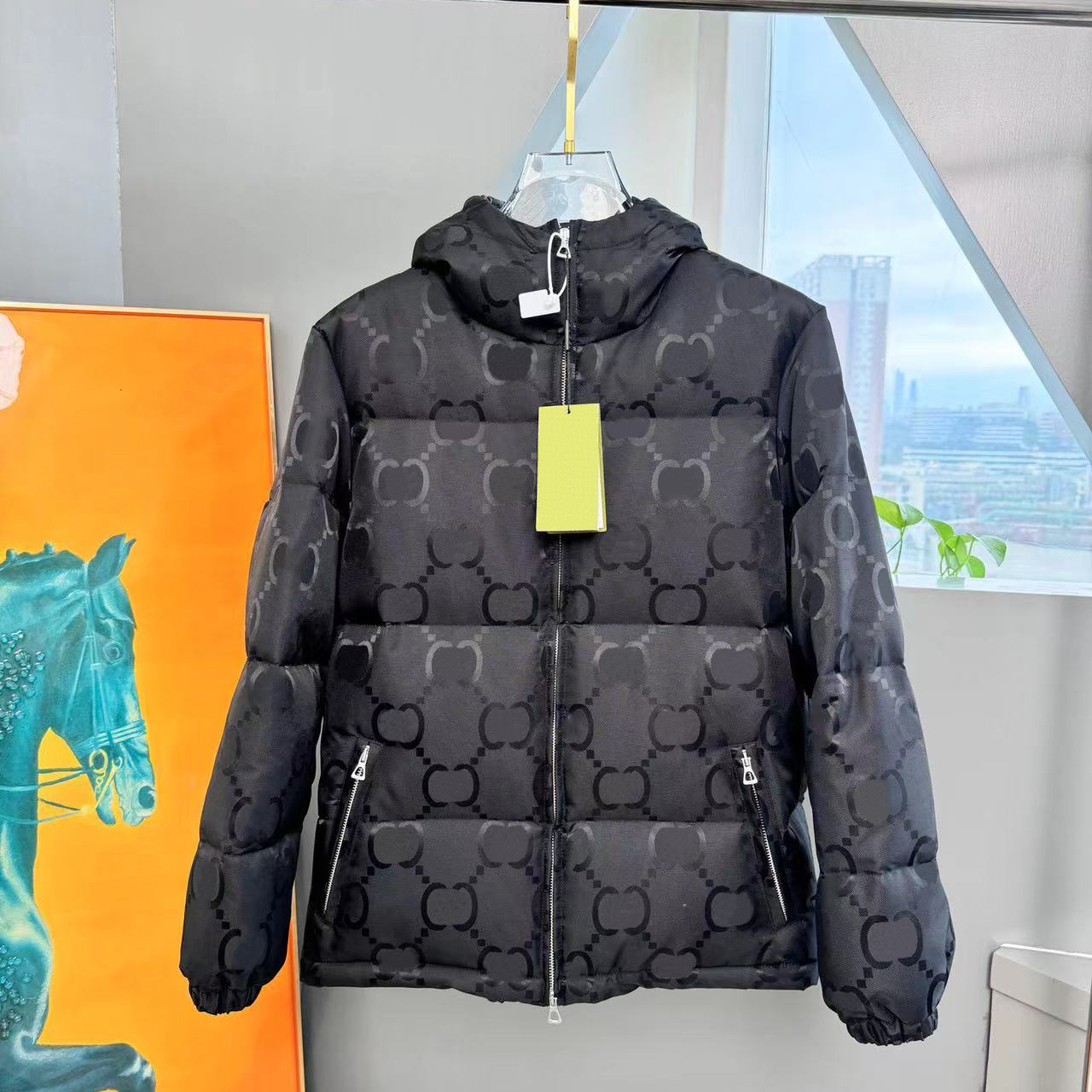 2024 Luxury Designer Men's Down Coat Women's Print Classic Alphabet Hooded Down Coat Sweater Size M-5Xl Plus Size Jacket