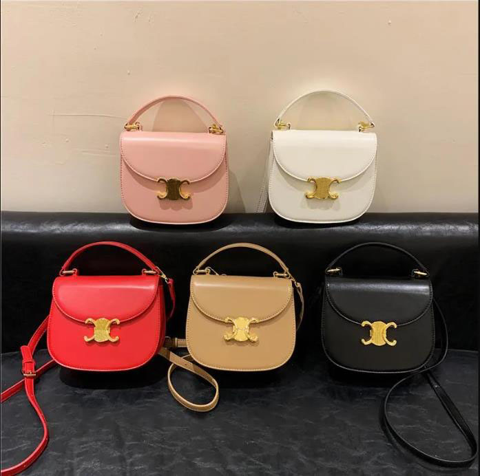 Factory Clearance New Hot Designer Handbag Womens Underarm Bag Classic Coating Shoulder Square 20