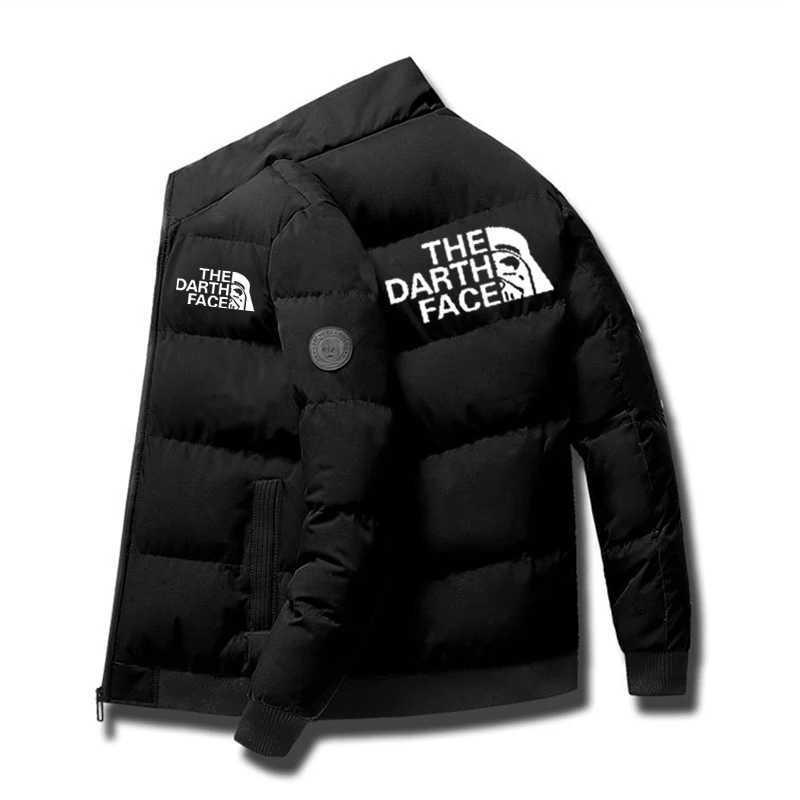Men's Down Parkas 2024 Stand Collar Coats Autumn Jacket Men Cotton Padded Jacket Korean Fashion Strtwear Casual Jacket Men Fashion Clothing