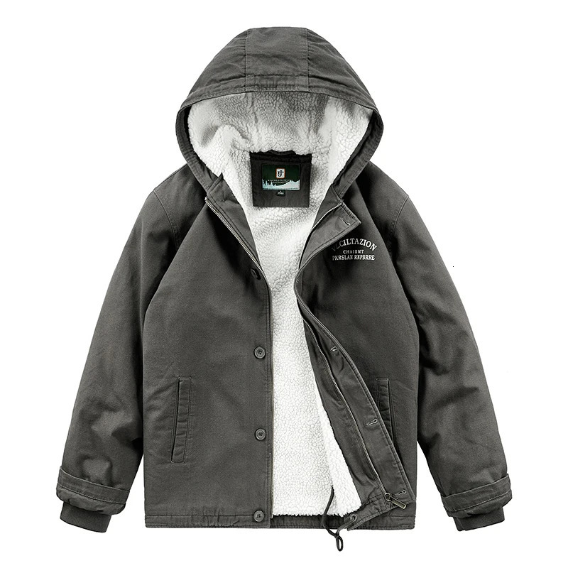 ly arrived casual army military jacket mens plus size hooded Air Force No.1 Spring and Autumn cargo mens jacket wool coat 2024 241009