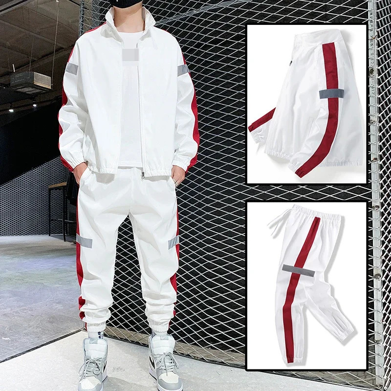 Customized mens sportswear spring autumn set 241009