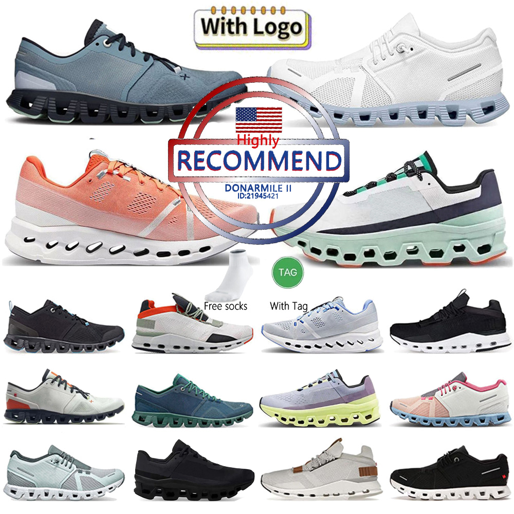 High qualiy designer running shoes men swift women all black white pearl glacier mens womens grey blue green comfortable shock absorption sneaker-image-999983426