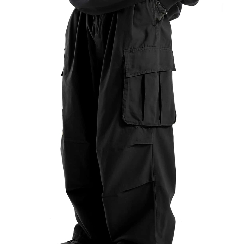 Pantalons de cargaison de poche multi-rabat classiques pour hommes en vrac pantalon de carle de roule