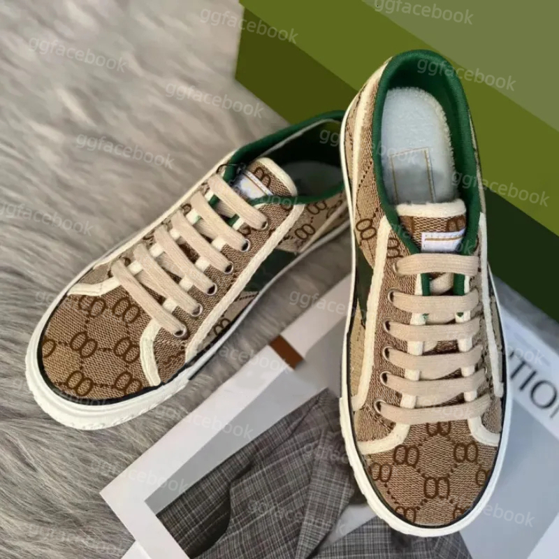 Tennis 1977s Sneaker Designers Canvas Casual Shoe Women Men Shoes Ace Rubber Sole Embroidered Beige Washed Jacquard Denim Fashion Classic size 36-45