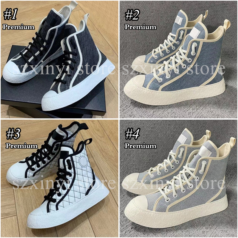 Premium Fashion Casual Shoes Women's Sneakers Lace-up Running Shoes-image-852342891