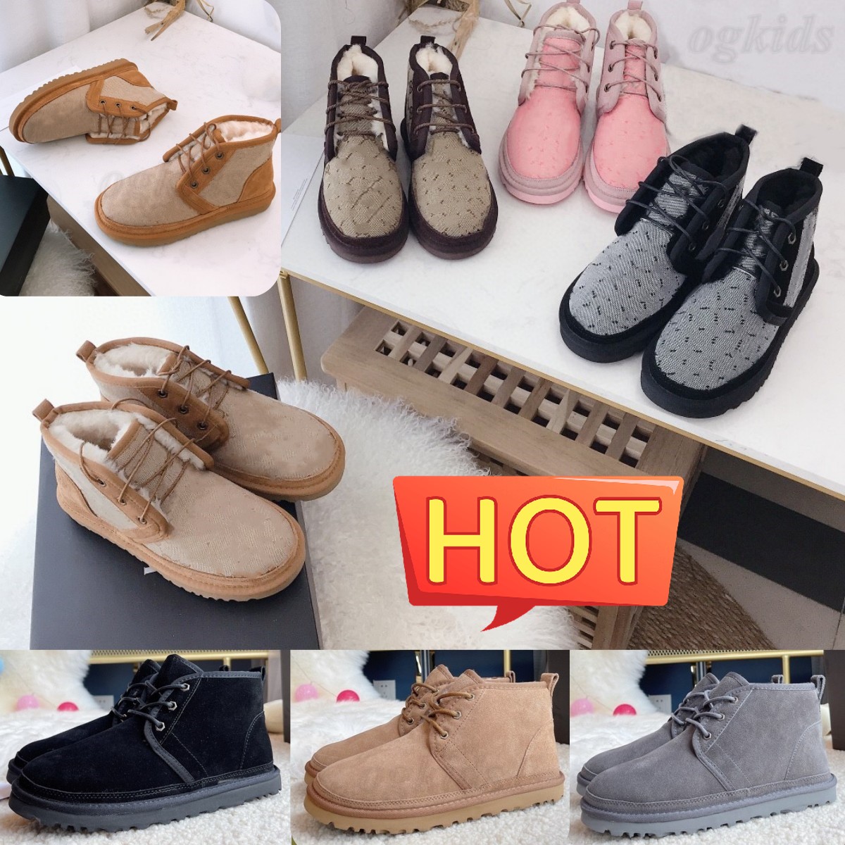 Designer Boots Australia Mens Womens Classic Ultra Mini Plateforme Snow Boot Winter Wool Wool Chaussures en daim extérieur Sneakers à lacets