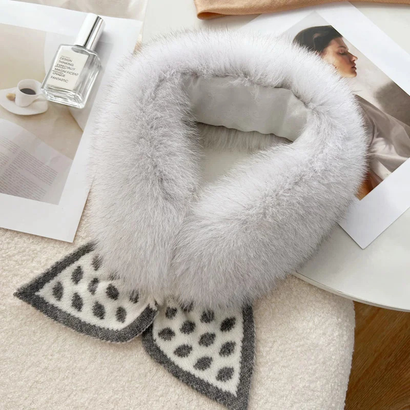 Home>Products>Fox Fur Scarf>Womens Thick Fur Collar>Warm Fur Collar 241011