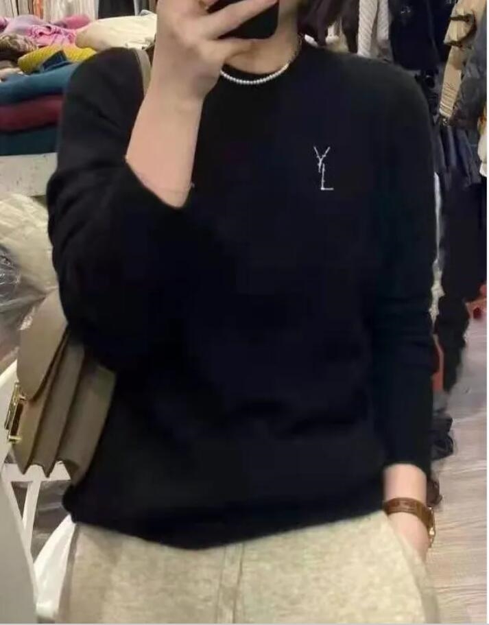 Women Sweaters Stretchable Turtleneck Luxury Pull Sweater Letter Warm Knitted Pullovers Jumper Tops