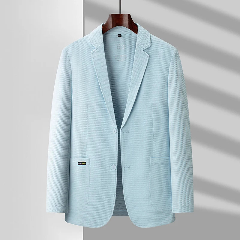 Summer Sun Suit Jacket Mens Formal Fashion Handsome Competition Single Western High end Business Leisure Set Mens M-4XL 241007